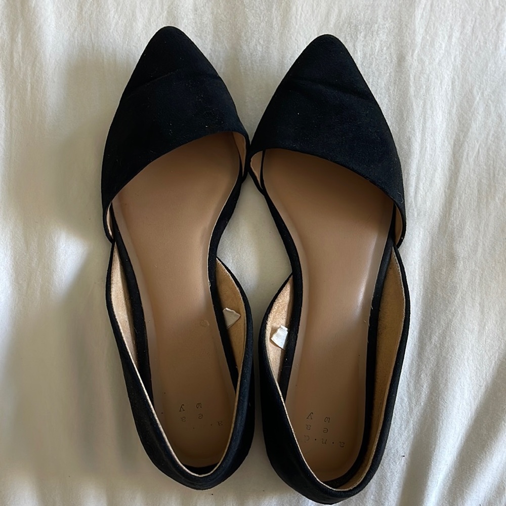 A new day black flats size 8.5